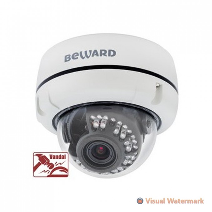 Купольная уличная IP видеокамера серии B BEWARD B1510DV Купольная уличная IP видеокамера серии B BEWARD B1510DV